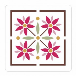 Трафарет Event Design "Квилт" КВ-28, 15х15 см